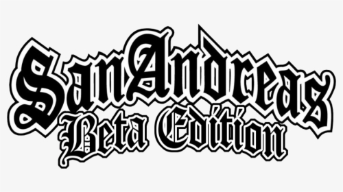 Gta San Andreas Beta Logo, HD Png Download, Free Download