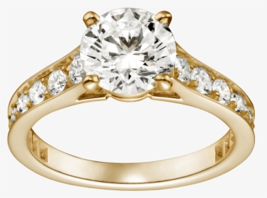 Image - Cartier 1895 Solitaire Ring, HD Png Download, Free Download