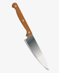 Kitchen Knife Png Clipart - Transparent Background Knife Clipart, Png Download, Free Download