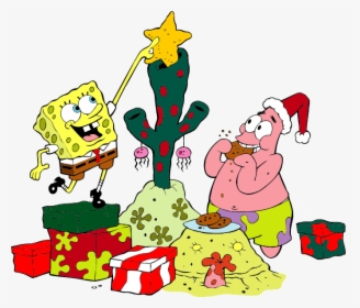 Spongebob And Patrick Png - Spongebob Christmas Transparent Background, Png Download, Free Download