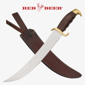 Hunting Knife - Wood Handle Bowie Knife, HD Png Download, Free Download