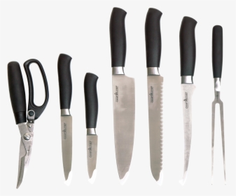 Kitchen Knife Set Png, Transparent Png, Free Download