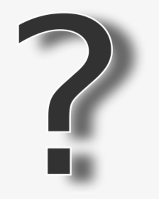 Drop Shadow Png Download - Black Shadow With Question, Transparent Png, Free Download