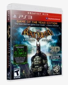 Batman Arkham City Ps3 Game Of The Year Edition, HD Png Download, Free Download