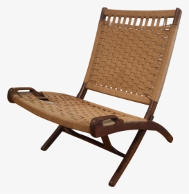 Eames Lounge Chair Furniture Wicker M - Mid Century Folding Rattan Chair, HD Png Download, Free Download
