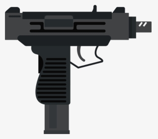 Transparent Minecraft Guns Png - Uzi Gun Clipart, Png Download, Free Download