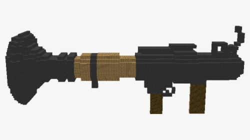 Pubjqnl - Minecraft Rocket Launcher Model, HD Png Download, Free Download