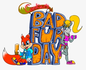 Starring Conker And Berri - Cartoon, HD Png Download, Free Download