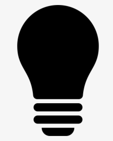 Black Light Bulb Png - Bulb Vector Icon Png, Transparent Png, Free Download