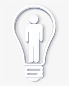 Pear, Lamp, Person, Idea, Thought, Light Bulb, Bulbs - Sign, HD Png Download, Free Download