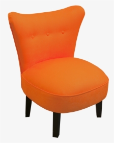 Sillon Miami Silla Naranja Muebles Decoracion Hogar - Club Chair, HD Png Download, Free Download