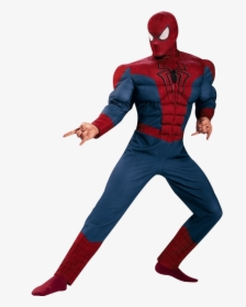 Adult Deluxe Amazing Spider-man Costume - Costume The Amazing Spider Man 2, HD Png Download, Free Download