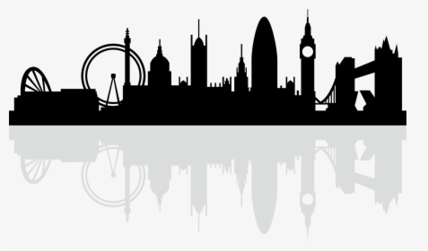 London Skyline Silhouette Royalty-free - Silhouette London Skyline Clipart, HD Png Download, Free Download