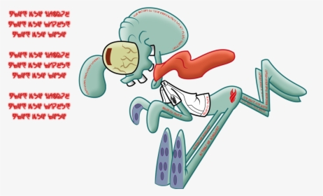 Squidward Unitologist Running With That Freak Face - Squidward I Gotta Have More, HD Png Download, Free Download